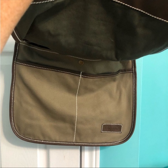 Nautica canvas messenger bag NWT - Picture 3 of 6